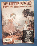 My Little Bimbo Down on the Bamboo Isle sheet music