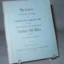 By-Laws of Lebanon PA Lodge No. 631, Order of Elks, 1940-1941