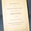 Class of 1939 Plumstead (PA) Public Schools Commencement program