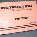 Necchi Model 505 Instruction Manual
