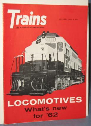 Trains : The Magazine of Railroading, January 1962