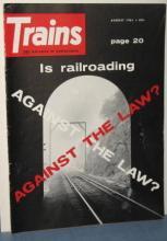 Trains : The Magazine of Railroading, August 1961
