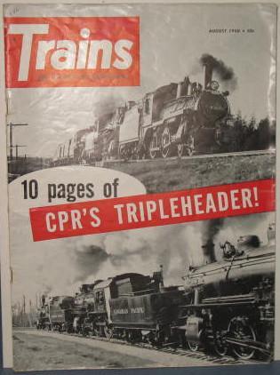 Trains : The Magazine of Railroading, August 1960