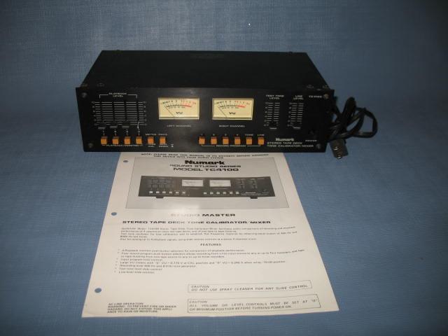 Numark TC4100 Stereo Tape Deck Tone Calibrator/Mixer