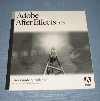 Adobe After Effects 5.5 User Guide Supplement