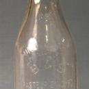 B & S Pasteurizing Co. Tamaqua PA embossed quart milk bottle