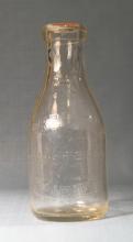 Harbisons Registered Dairies Philadelphia PA embossed quart milk bottle