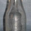 Scott Powell Dairies Philadelphia PA embossed pint milk bottle