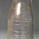 Reiffton Dairy Reiffton PA embossed half-pint milk bottle