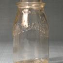 Castanea Trenton, NJ embossed half-pint milk bottle