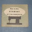 How to Use Kenmore Attachments, Form 707-R