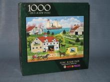 Bits & Pieces Flying Horse Farm 1000 piece jigsaw puzzle by Joanne Case