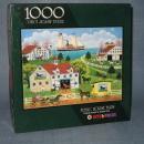 Bits & Pieces Flying Horse Farm 1000 piece jigsaw puzzle by Joanne Case