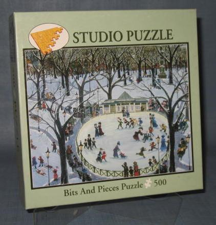 Bits & Pieces Frog Pond in Winter 500 piece jigsaw puzzle No. 01-0136-006