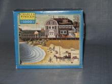 Hasbro Charle Wysocki's Americana Clammers and Hodge's Horn 1000 piece jigsaw puzzle No. 04679-5