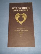 Jesus Christ Superstar, October 1970 program booklet
