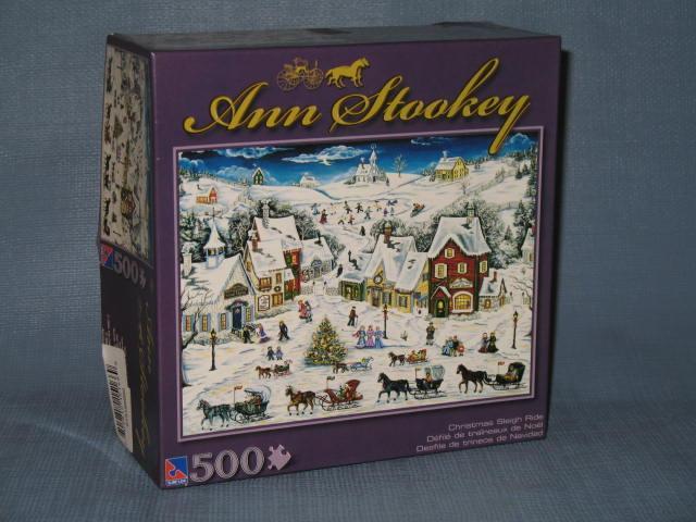 Sure-Lox Ann Stookey Christmas Sleigh Ride 500 piece puzzle