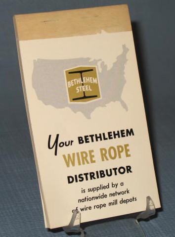 Bethlem Steel Wire Rope, Colubus Iron Works tablet