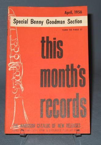 This Month's Records, April, 1956 from the Harrison Catalog of New Releases