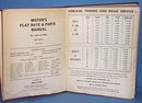 MoToR's Flat Rate and Parts Manual, 26th Edition, 1954