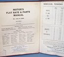 MoToR's Flat Rate and Parts Manual, 27th Edition, 1955