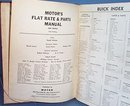 MoToR's Flat Rate and Parts Manual, 29th Edition, 1957