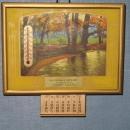 Dr. Stephan P. Boydjieff, Chiropractor, Reading, Pennsylvania thermometer and calendar