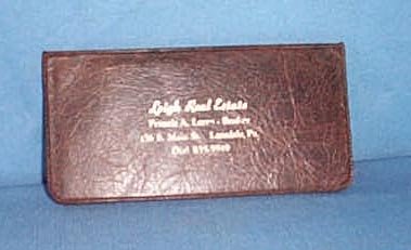 Leigh Real Estate, Lansdale, PA memo book