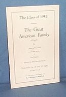 Quakertown (PA) High School Class of 1951 play program