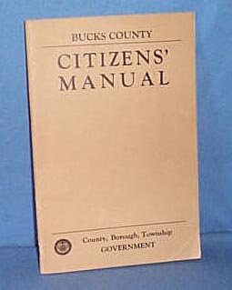 Bucks County (PA) Citizens' Manual