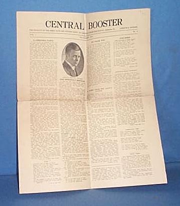 Central Booster (newspaper of Central Jr. High, Allentown PA) December, 1927