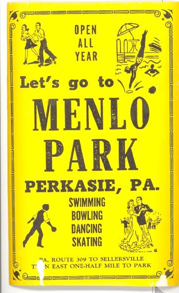 Menlo Park, Perkasie PA advertising sticker