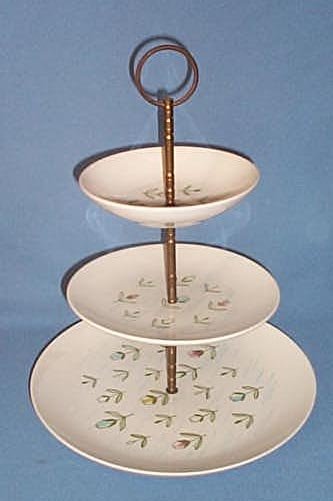 Royal China USA April Showers three tier tray