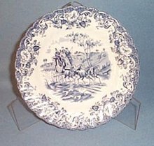 Johnson Brothers Coaching Scenes bread plate