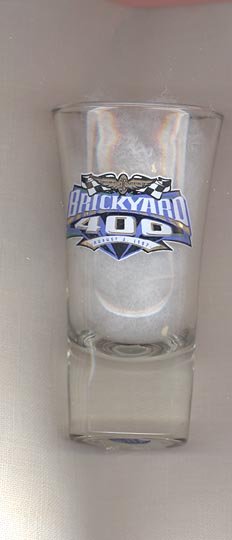 Brickyard 400 August 2, 1997 shot glass