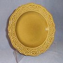 Canonsburg Pottery Regency Ironstone Avocado Green bread plate