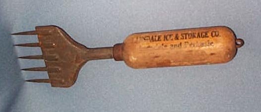 Lansdale Ice and Storage Co. ice pick, Lansdale and Perkasie PA