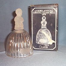 1979 Goebel Annual Crystal Glass Bell
