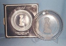 1979 Goebel Annual Crystal Glass Plate
