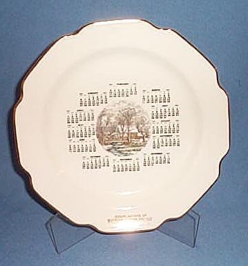 1963 Walter's Auction Gallery, Macungie, PA calendar plate