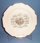1963 Walter's Auction Gallery, Macungie, PA calendar plate