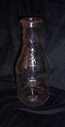 Virginia Dairy, Richmond VA embossed quart milk bottle
