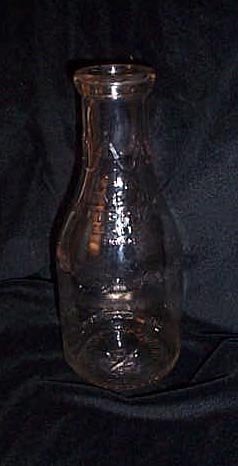 Virginia Dairy, Richmond VA embossed quart milk bottle