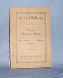 1922 Church Bulletin of the Swamp Mennonite Charge, Quakertown PA