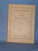 1923 Church Bulletin of the Swamp Mennonite Charge, Quakertown PA