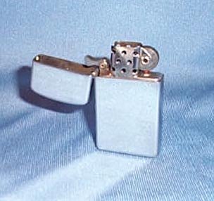 Zippo chrome lighter
