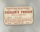 1961 Jonestown Bicentennial Peddler's Permit