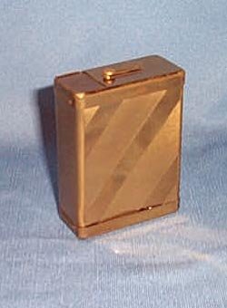 Rogers Slyde-Lok brass finish cigarette case