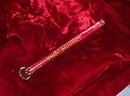 Thos. Moore glass condiment spoon
