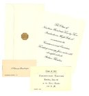 1925 Quakertown (PA) High School Commencement announcement and admission tickets